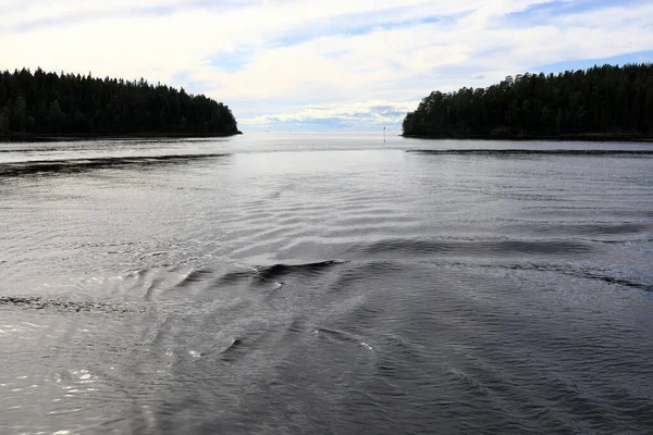 Paisaje Isla Valaam Verano Rusia — Foto de Stock