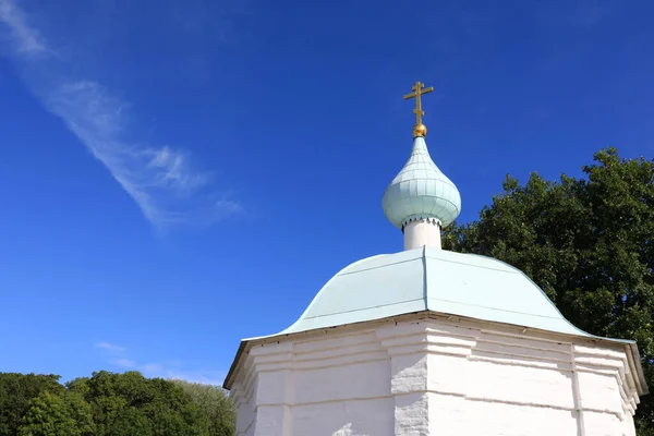 Dôme Chapelle Dans Monastère Valaam Russie — Photo