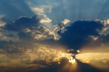 gündoğumu gökyüzü arka plan. Doğa, seyahat