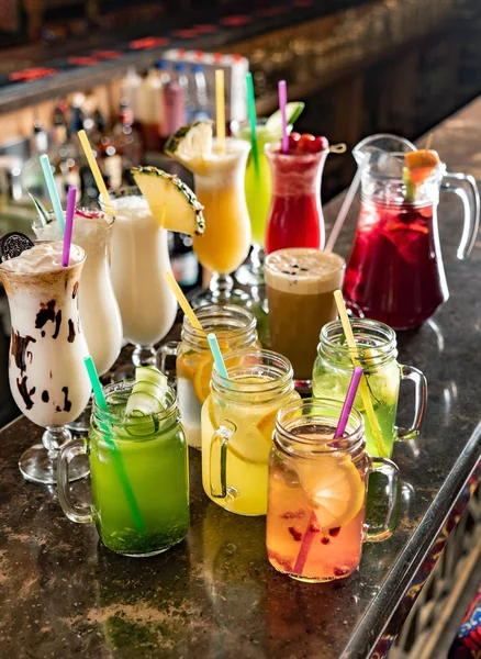 Cocktails Bar Close — Stock Photo, Image