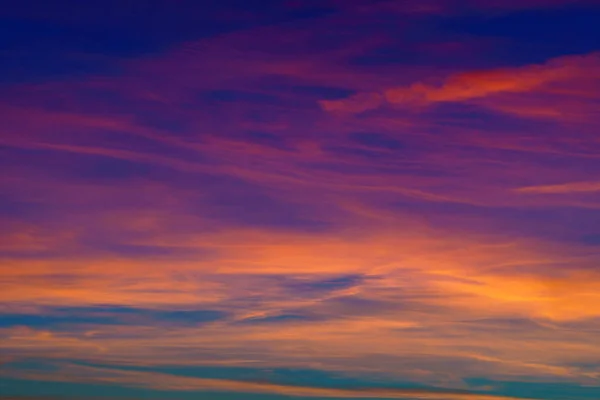Красивое Закатное Небо Естественный Фон — стоковое фото