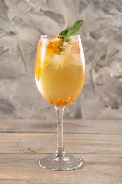 çilek limonata yaz, yakın çekim