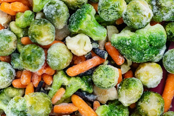 Légumes Congelés Gros Plan — Photo