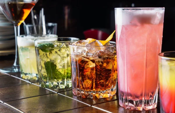 Cocktail Verão Bar Close — Fotografia de Stock