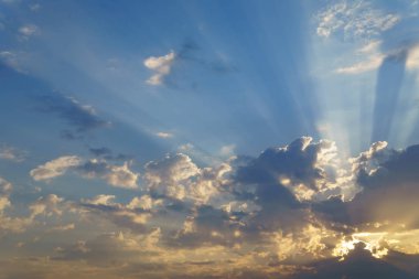 gündoğumu gökyüzü arka plan. Doğa