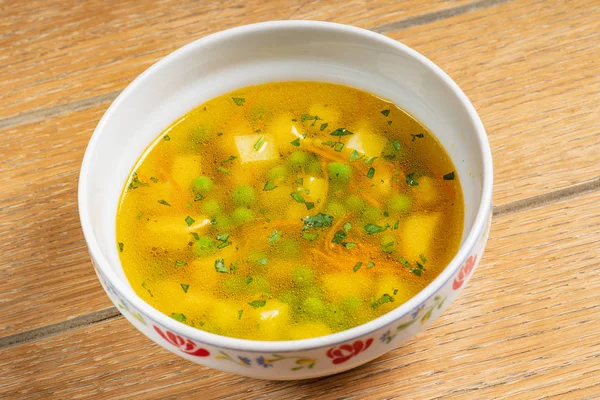 Soupe Aux Légumes Gros Plan — Photo