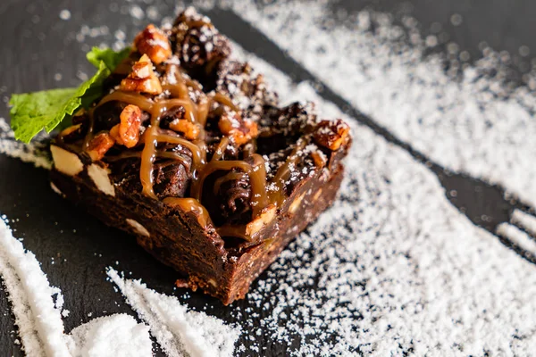 ile nane, taze kek yakın çekim