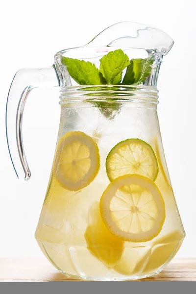 Summer Lemon Lemonade Close — Stock Photo, Image
