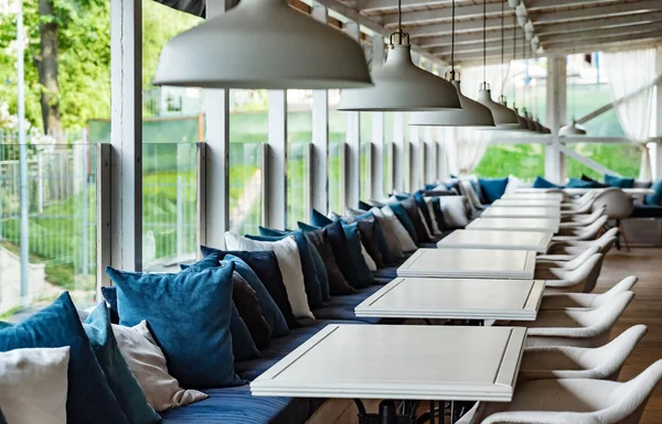 Innenarchitektur Des Modernen Restaurants Platz — Stockfoto