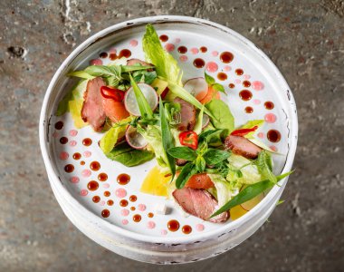 salata duck ile yakın çekim