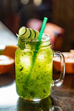 meyve, taze limonata yakın çekim