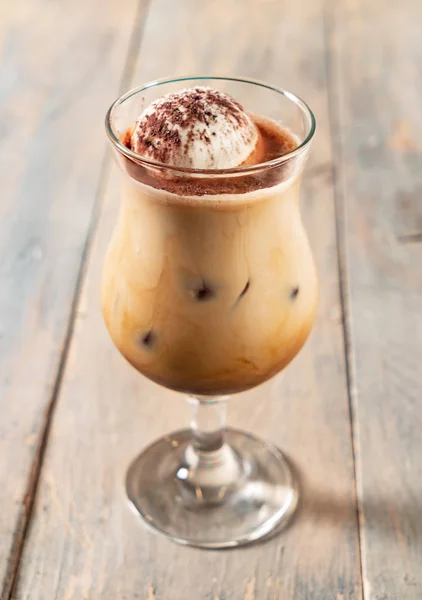 Frappe Con Helado Cerca — Foto de Stock