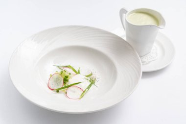 soğuk çorba yaz, yakın çekim