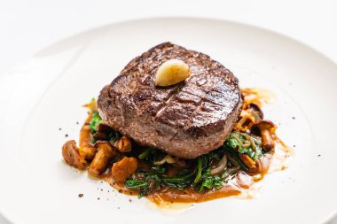 biftek sebzeli, yakın çekim