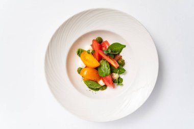 taze İtalyan salatası, yakın