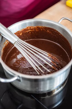 Şef, iş yerinde yakın çekim