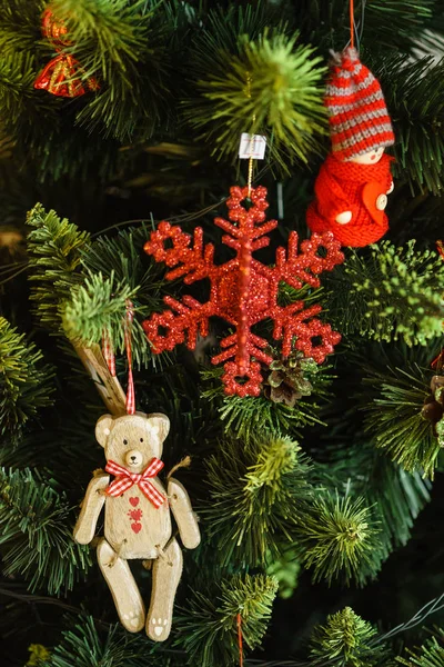 Juguetes Árbol Navidad Decoración — Foto de Stock