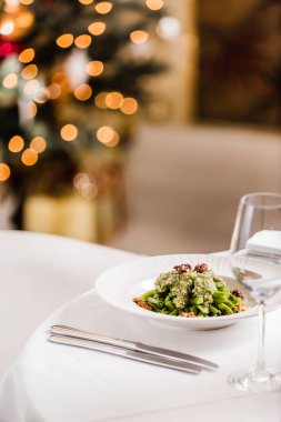 lezzetli Noel masa, yakın