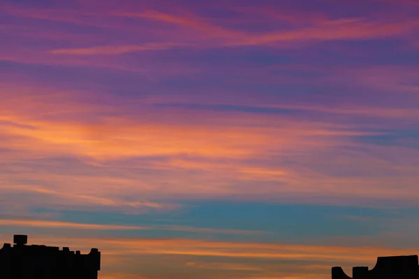 Nice Sunset Sky Nature — Stock Photo, Image