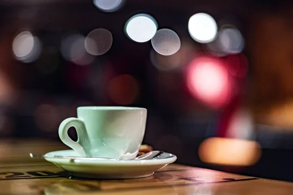 Tasse Kaffee Aus Nächster Nähe — Stockfoto