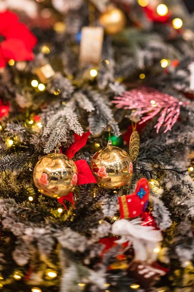 Décorations Noël Dans Chambre Vacances — Photo