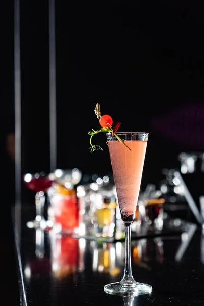 Cocktail Baren Närbild — Stockfoto