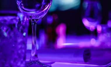 Set yemek için masa, yakın çekim