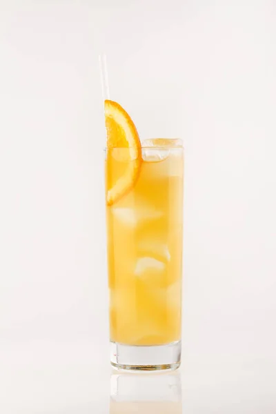 cocktail on the white background, close up