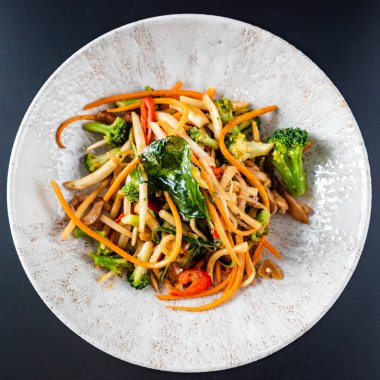 et ve sebze, erişte yakın çekim