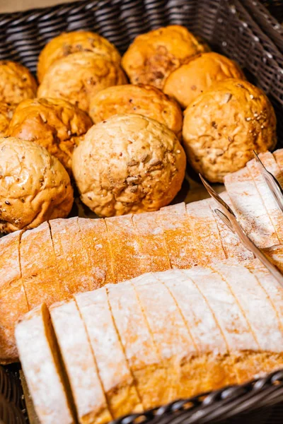 Bread Basket Close — Stock Photo, Image