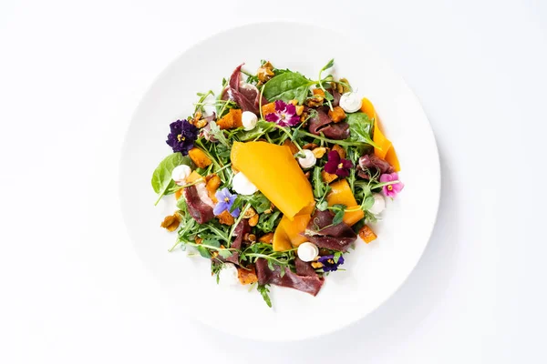 Salade Savoureuse Citrouille Gros Plan — Photo