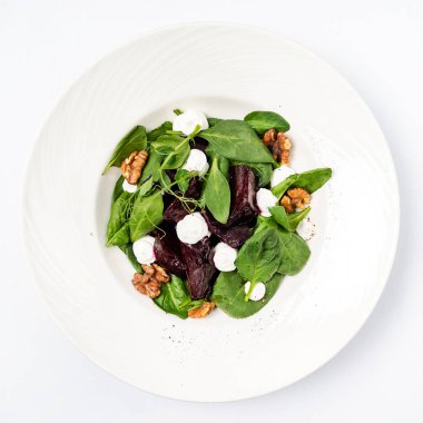 salata ile pancar, yakın çekim