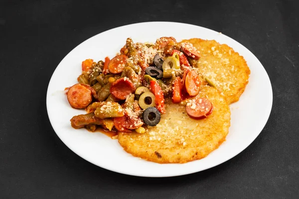 Potato Pancakes Vegetables Close — Stock Photo, Image