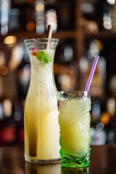 Cocktails Bar Close — Stock Photo, Image