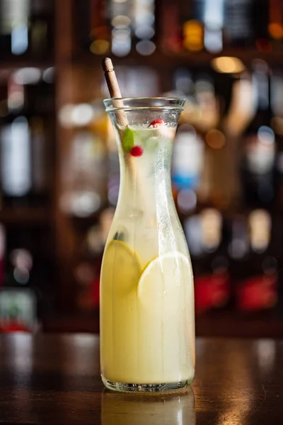 Cocktail Der Bar Nahaufnahme — Stockfoto