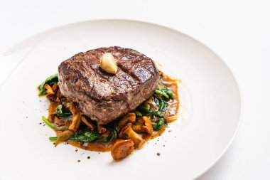 biftek sebzeli, yakın çekim