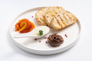 tost ızgara sebzeli yakın çekim