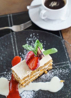 Havuçlu kek, kapat.