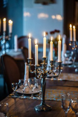 Yemek için masa hazır.