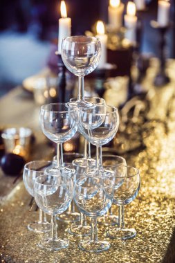 Set yemek için masa, yakın çekim