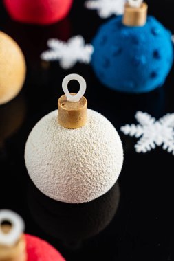 Yaratıcı Noel hamur işleri, yakın çekim