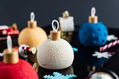 Yaratıcı Noel hamur işleri, yakın çekim