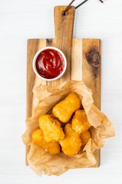 soslu tavuklu, yakın çekim