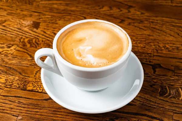 Cup Cappuccino Close — Stock Photo, Image