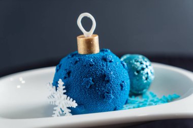 Yaratıcı Noel hamur işleri, yakın çekim