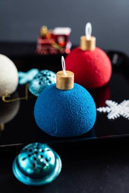 Yaratıcı Noel hamur işleri, yakın çekim