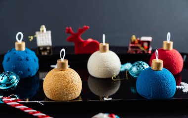 Yaratıcı Noel hamur işleri, yakın çekim