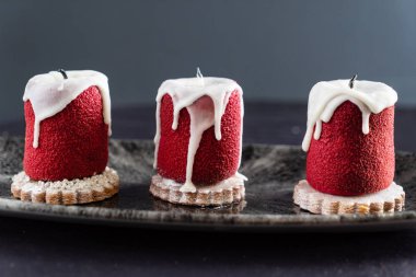 Yaratıcı Noel kek, yakın çekim