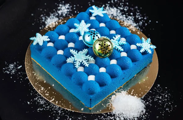 Creatief Kerst Cake Close — Stockfoto