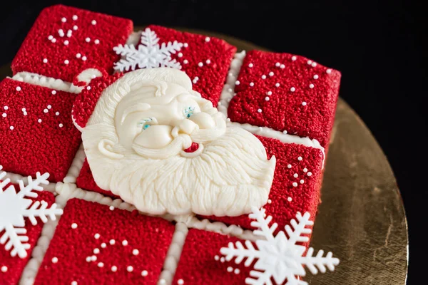 Pastel Creativo Navidad Cerca — Foto de Stock